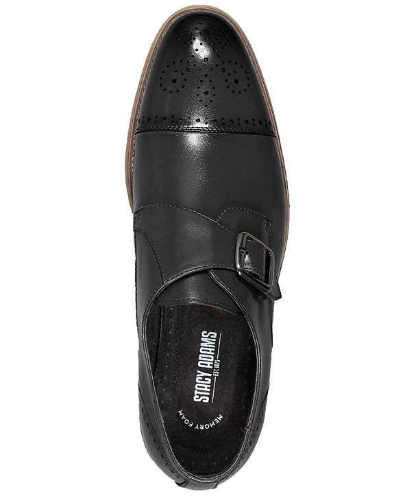 mens single monk strap shoes
