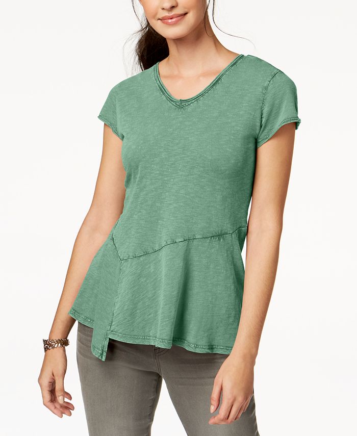 macy's asymmetrical tops