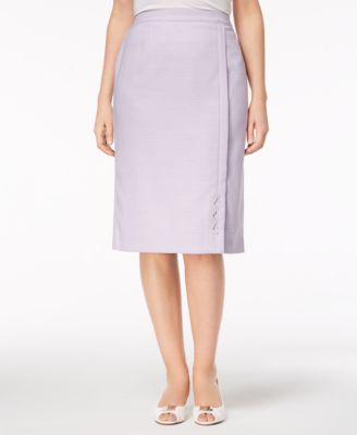 alfred dunner white skirt