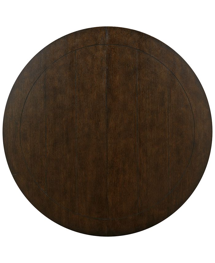 Furniture Baker Street Round Expandable Dining Table, Created for Macy's Macy's
