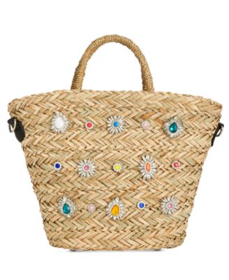 steve madden straw bag