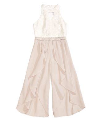 girls lace jumpsuit