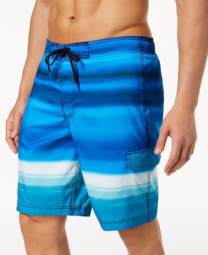 Speedo Men's Mirage Blend EBoard 7" Swim Trunks Macy's
