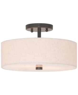 Meridian 2-Light Semi Flush Mount