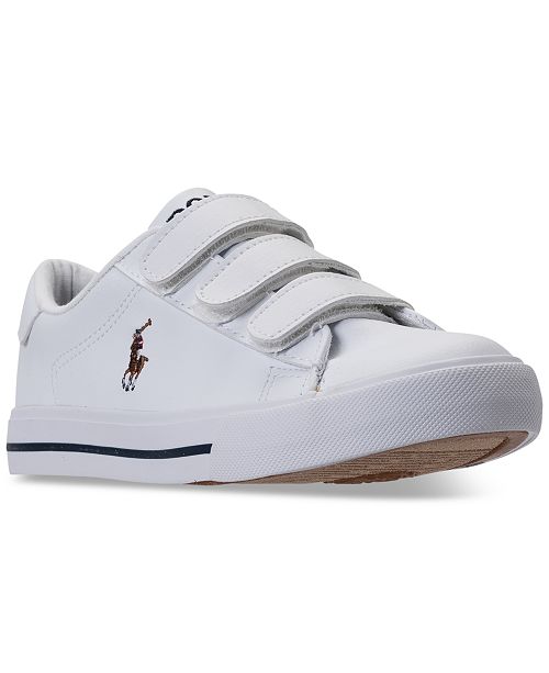 Polo Ralph Lauren Little Boys Easten Ii Ez Casual Sneakers From