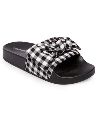 steve madden bow slides