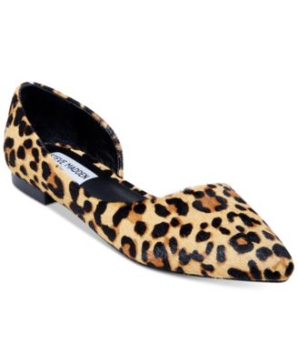 steve madden cheetah print flats