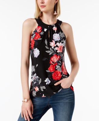 macy's inc sleeveless tops