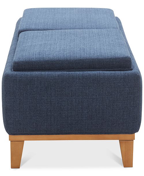 Furniture Jollene Fabric Storage Cocktail Ottoman, Created for Macy's