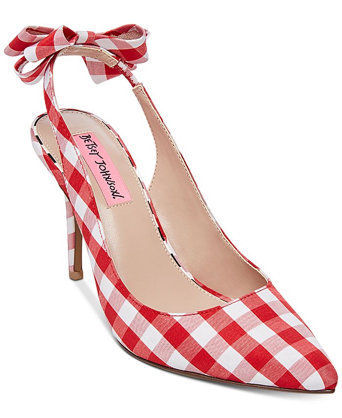 Betsey Johnson Ginjer Slingback Pumps Macy s