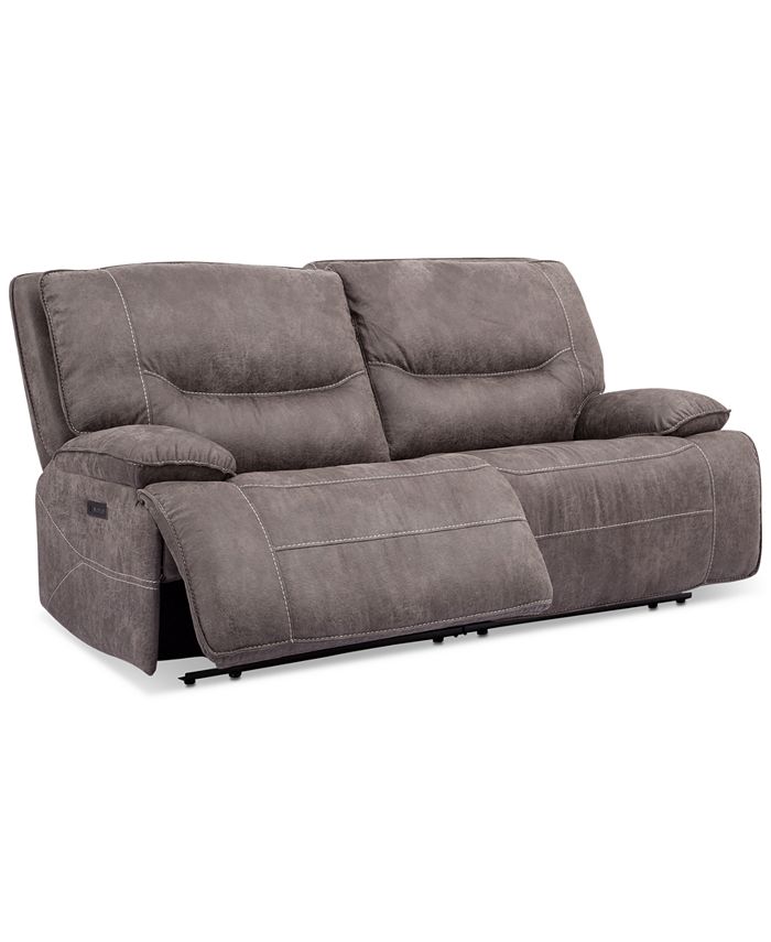 Furniture Felyx 84'' 2Pc. Fabric Power Reclining Sofa With 2 Power