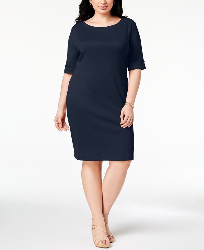 Karen Scott Plus Size T Shirt Dress Created for Macy s Macy s