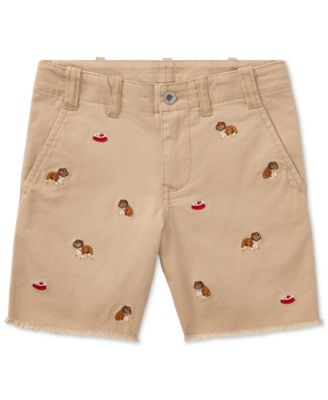 ralph lauren embroidered shorts