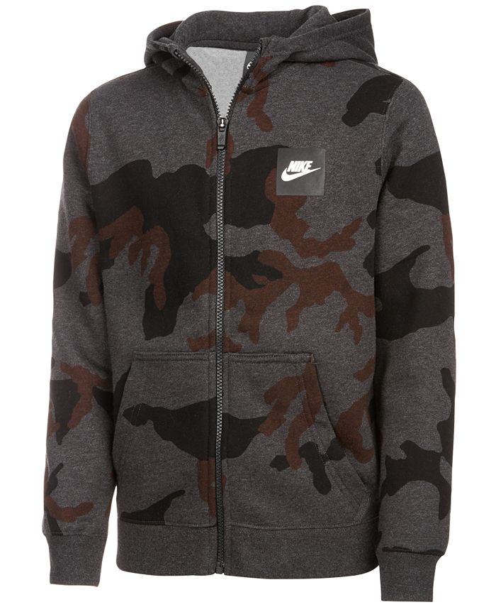 Trening nike camouflage print zipped hoodie clearance