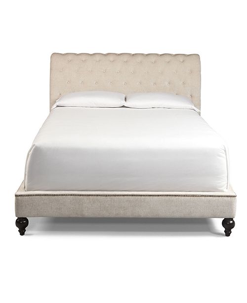 Furniture Victoria Upholstered King Bed Furniture Macy's