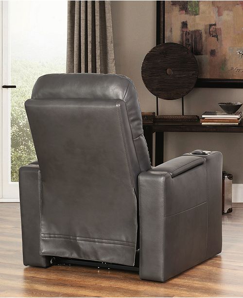 Abbyson Living Thomas Leather Power Recliner, Quick Ship & Reviews