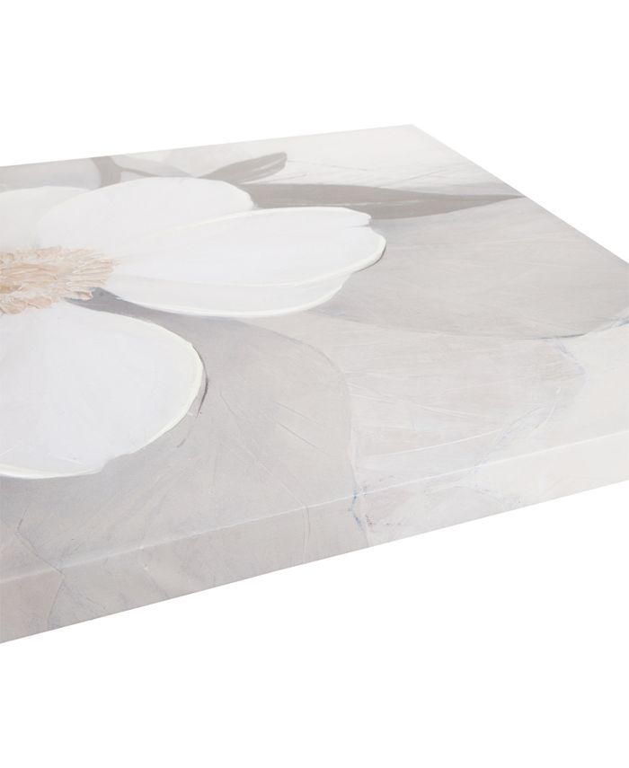 Madison Park Midday Bloom 30" x 30" HandEmbellished Canvas Print Macy's