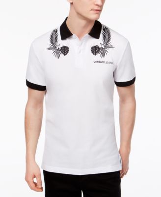 versace men's polo shirts