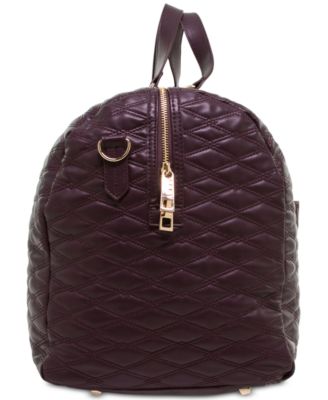 dkny quilted duffle bag