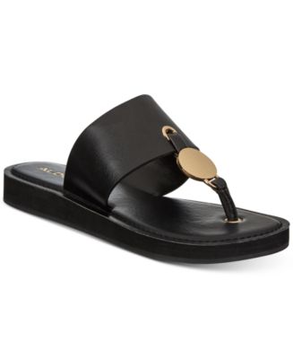 ALDO Yilania Coin Slide Sandals - Macy's