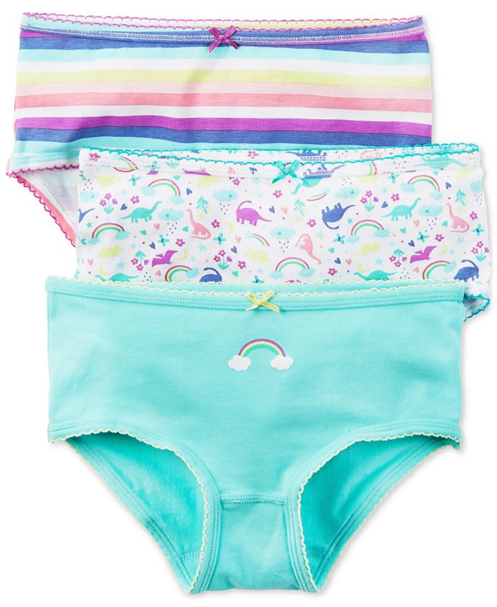 Carter's 3-Pk. Rainbow Panties, Little & Big Girls - Macy's