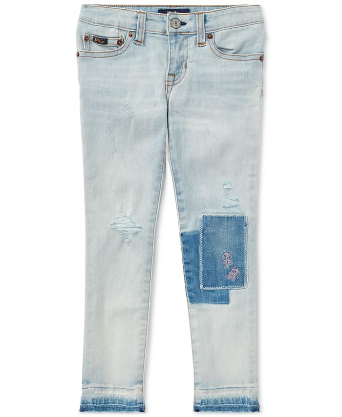 Polo Ralph Lauren Embroidered Skinny Jeans, Toddler Girls - Macy's