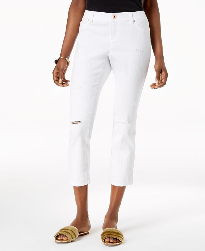 Inc curvy on sale fit cropped jeans