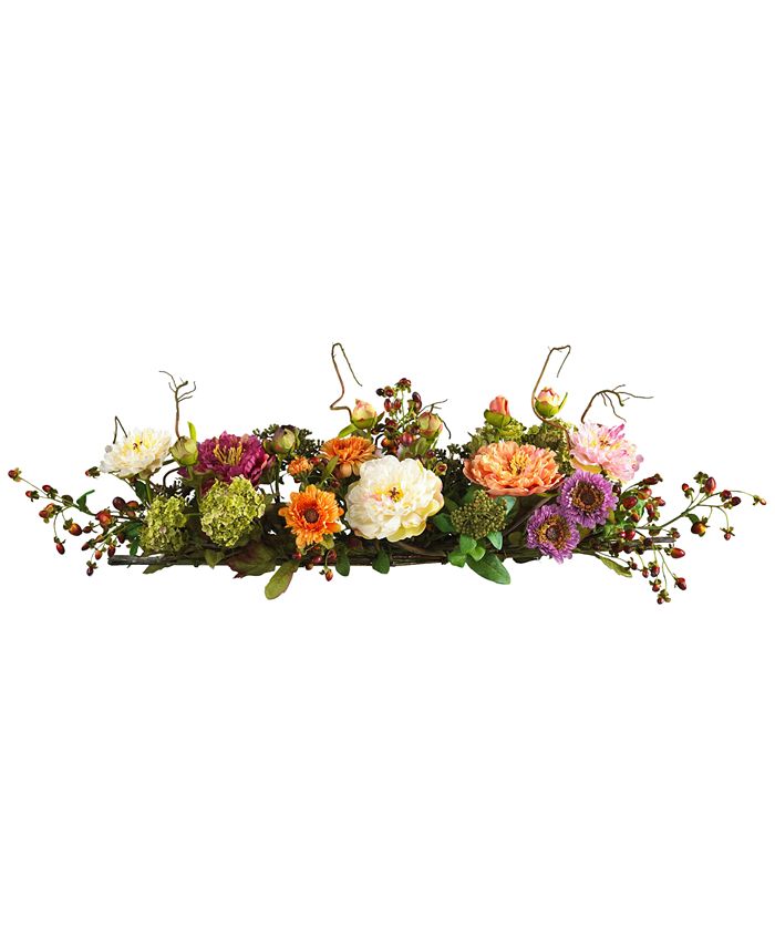 macys.com | Mixed Peony Centerpiece Flower Arrangement