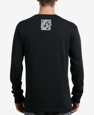 Volcom Men's Logo Long-Sleeve Graphic T-Shirt