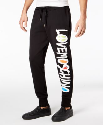 Love Moschino - Men's Logo-Print Jogger Pants