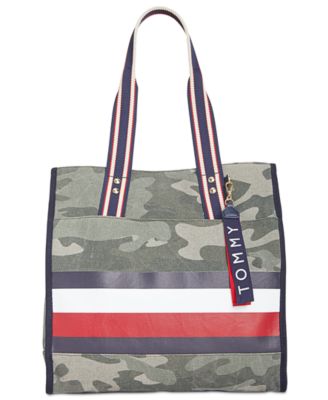 tommy hilfiger camo tote