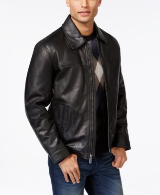 perry ellis leather jacket