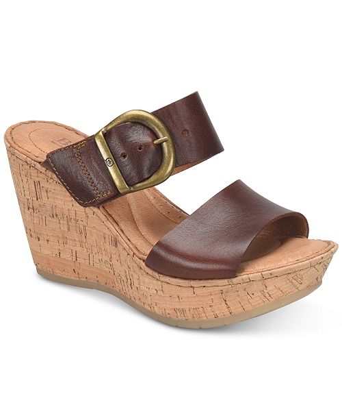 Born Emmy Wedge Sandals & Reviews Sandals & Flip Flops Shoes Macy's