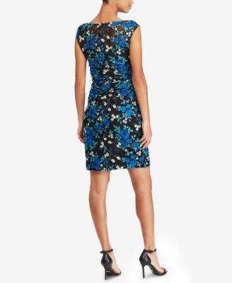 ralph lauren floral mesh dress