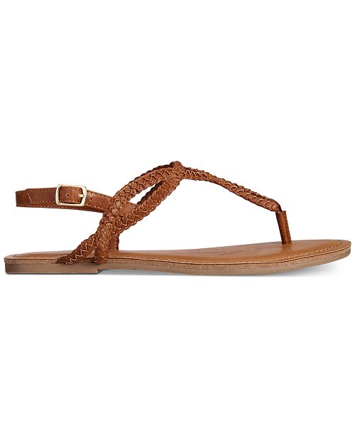 American Rag Keira Braided Flat Sandals, Created for Macy's - Sandals ...