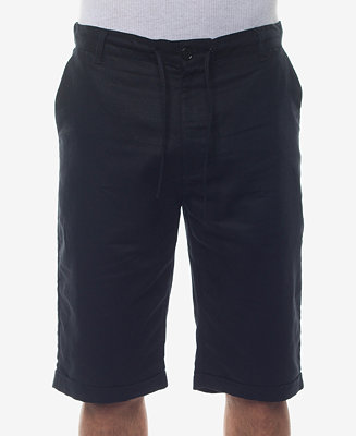 Sean John Men's Linen Blend Drawstring Shorts, Created for Macy's - Macy's