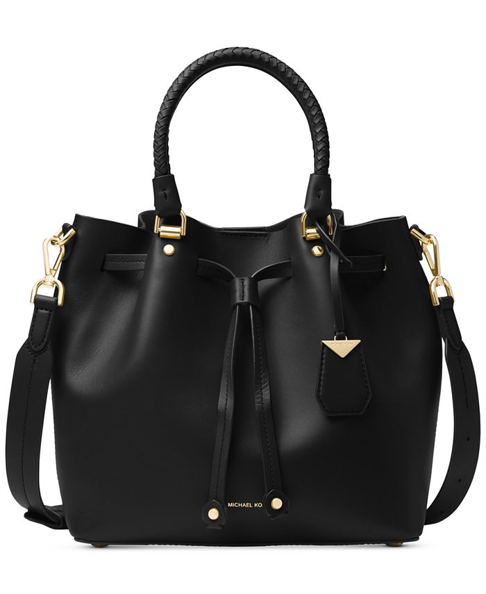 Michael Kors Blakely Smooth Leather Bucket Bag & Reviews - Handbags &  Accessories - Macy's