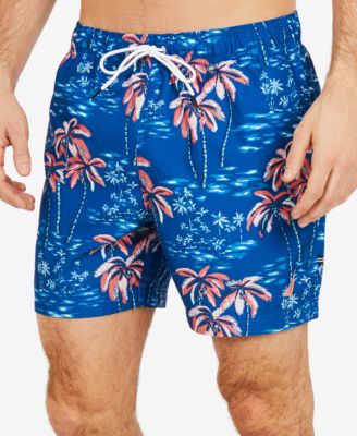 Nautica - Men's Palm Tree Swim Trunks