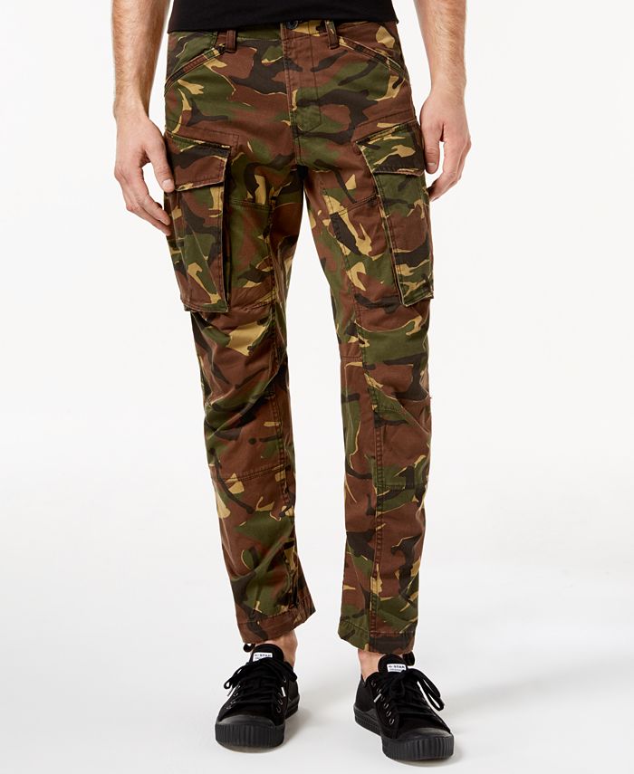 G-Star Raw Men's Tapered Fit Stretch Camo Cargo Pants - Macy's