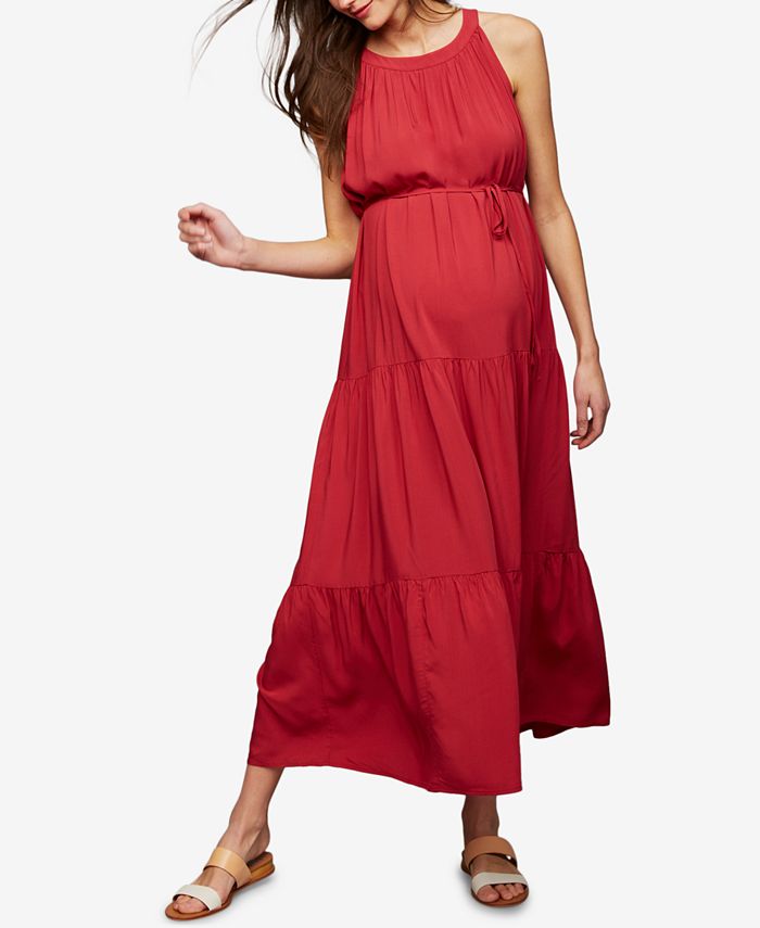 RIPE Maternity Sleeveless Maxi Dress Macy's