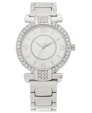 image of Charter Club Women-s Silver-Tone Bracelet Watch 36mm, Created for Macy-s