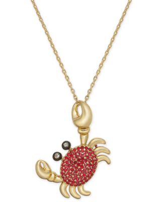 crab necklace kate spade