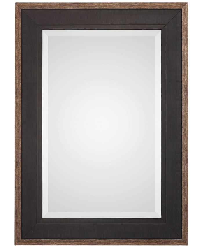 Uttermost - Staveley Rustic Black-Framed Mirror