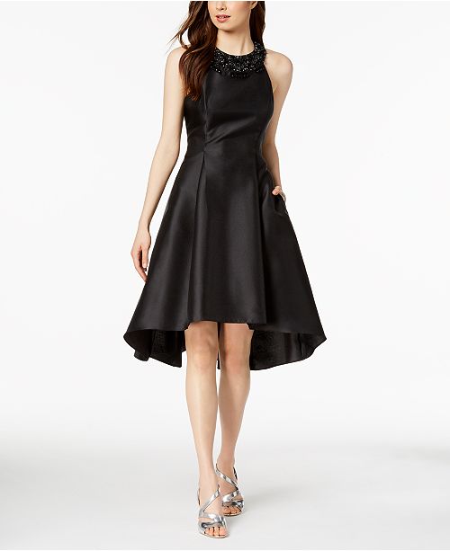 Adrianna Papell Rhinestone High Low Dress Reviews Dresses