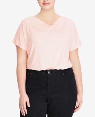 Lauren Ralph Lauren - Plus Size Cowl-Neck Top