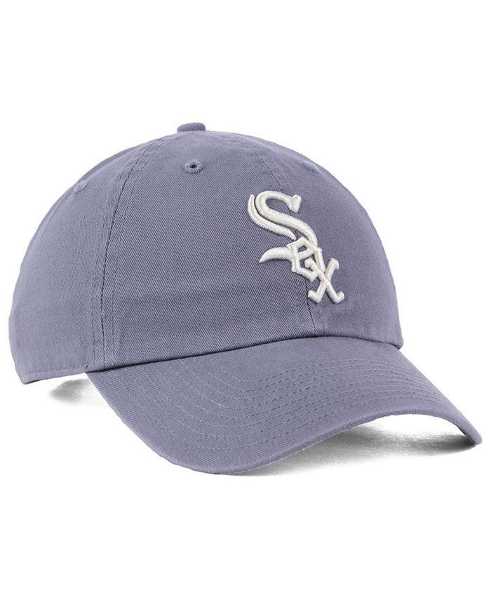 '47 Brand Chicago White Sox Dark Gray CLEAN UP Cap - Macy's