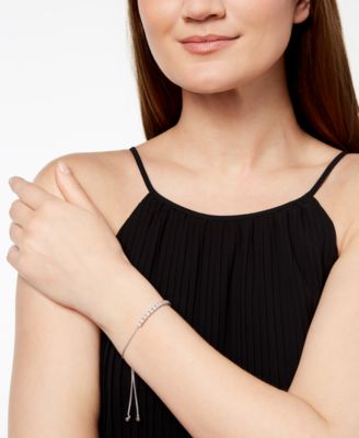 Diamond Bolo Bracelet (1/2 ct. t.w.) in Sterling Silver, 14k Gold-Plated Sterling Silver or 14k Rose Gold-Plated Sterling Silver, Created for Macy's