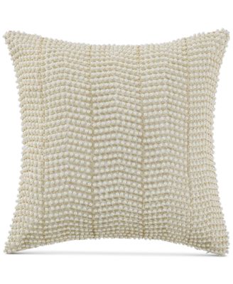 Waterford - Britt Reversible 14" Square Beaded Decorative Pillow