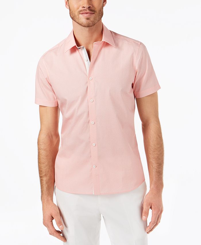 Ryan Seacrest Distinction Men's Slim-Fit Geometric-Print Sport Shirt ...