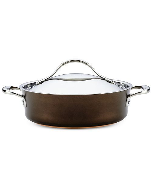 Anolon Nouvelle Copper Luxe Sable HardAnodized Nonstick 3Pc. Cookware